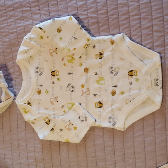 Raccoon / Fox Onesie Set with Leggings - Picture 4 of 5